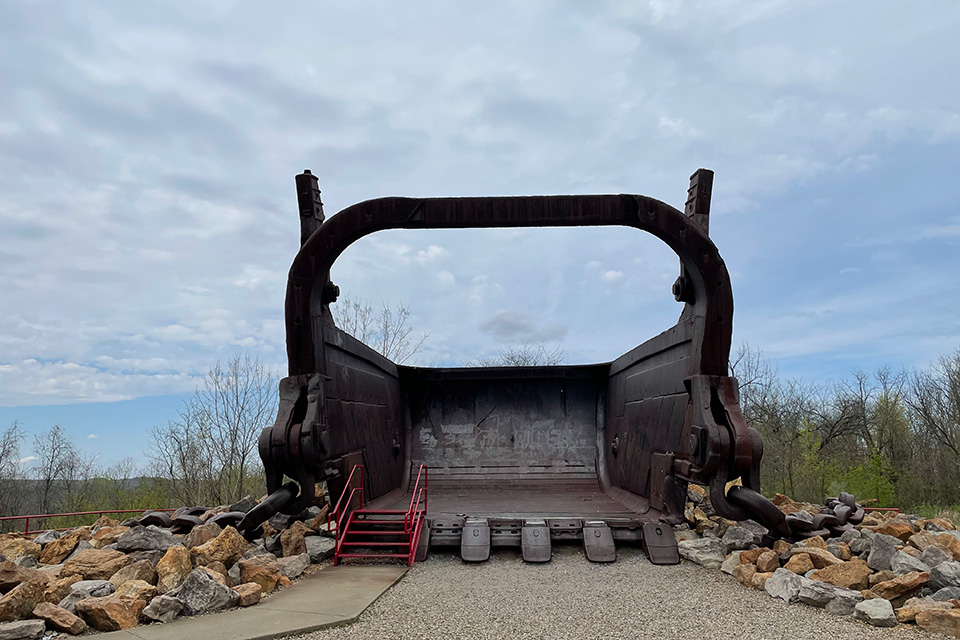 McConnelsville’s Big Muskie's Bucket (photo by Jim Vickers)