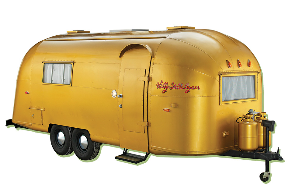 Airstream founder Wally Byam's golf trailer (photo courtesy of Airstream)