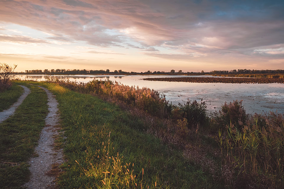 Sunset at Ottawa National Wild Refuge (photo by Mike Balonek)