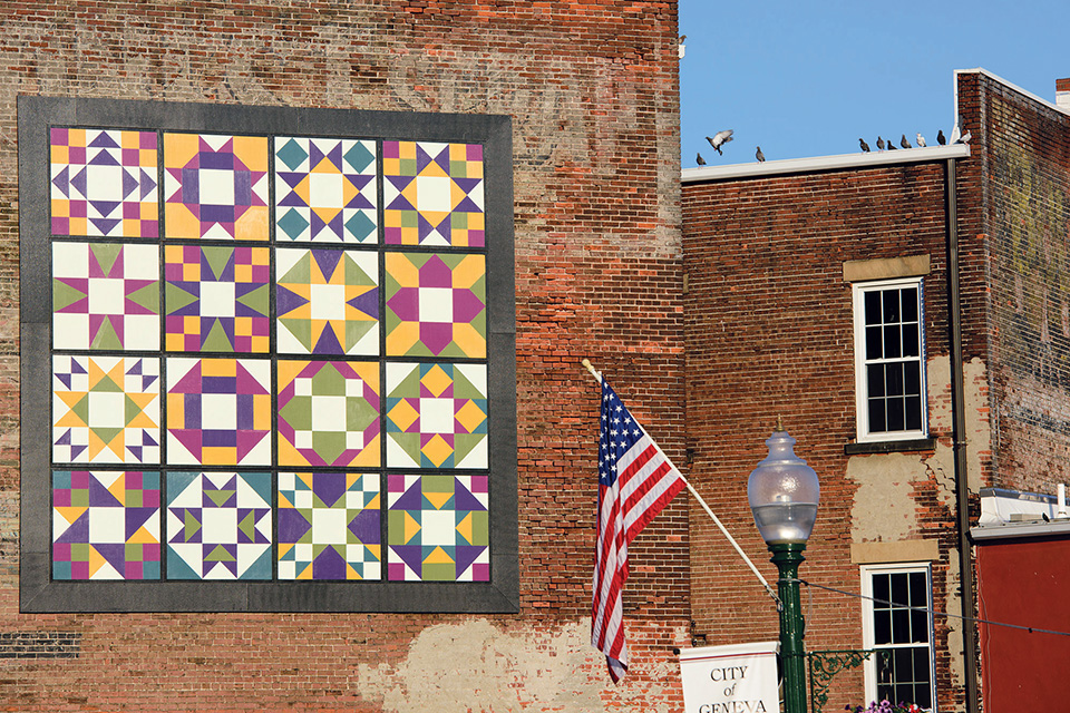 Ashtabula County “Community Sampler” quilt pattern (photo by Carl Feather)