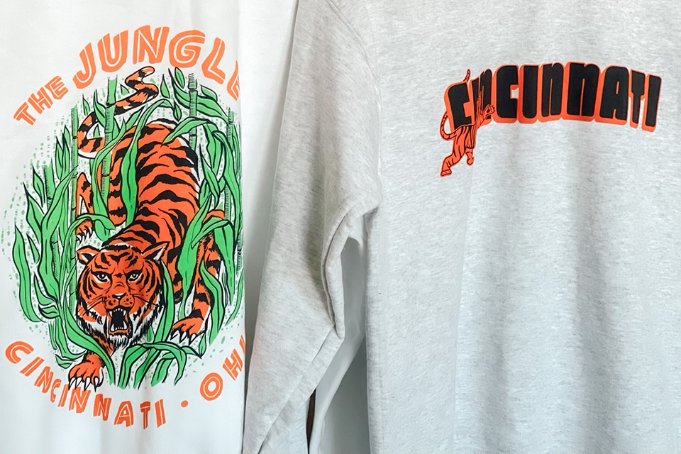 Rivertown Inkery long-sleeve Cincinnati shirts