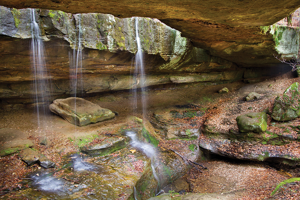 Rockbridge State Nature Preserve (photo courtesy of Ohio Department of Natural Resources)