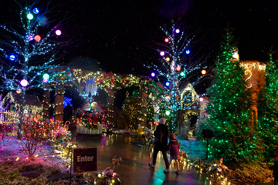 Stan Hywet Hall’s “Deck the Hall” Gingerbread Land in Akron (photo courtesy of Stan Hywet Hall & Gardens)