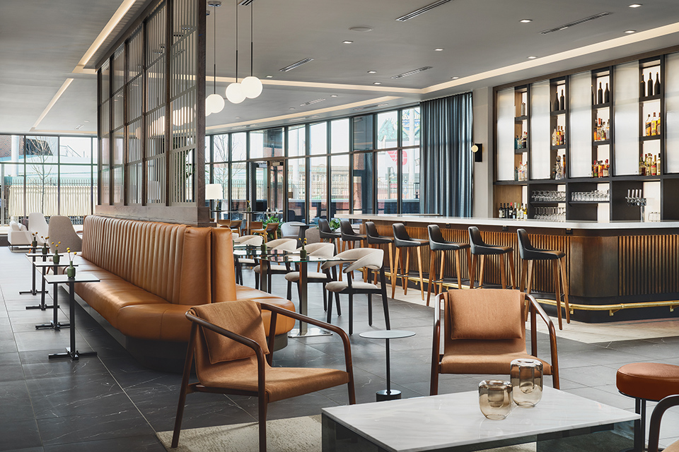 Interior of the AC Dayton Hotel in the Water Street District (photo by Robert Benson)