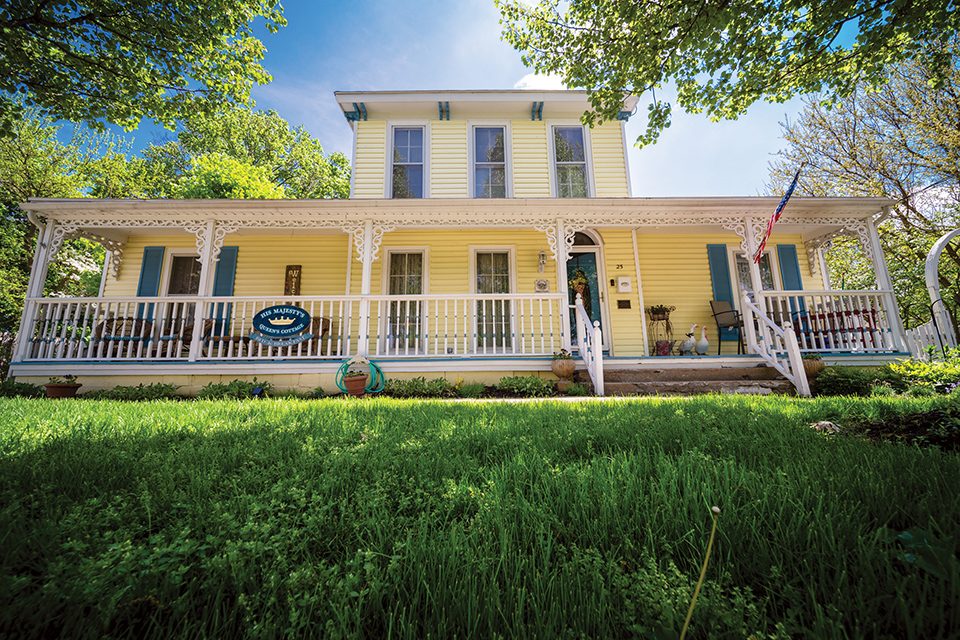 Exterior of His Majesty’s Bed & Breakfast in Madison (photo courtesy of His Majesty’s Bed & Breakfast)