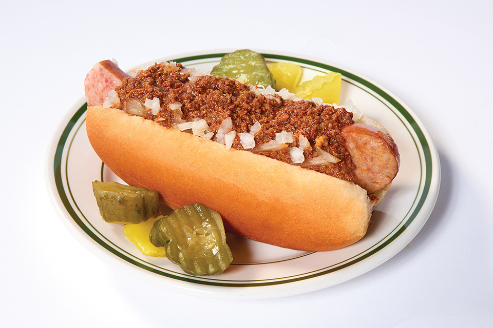 Tony Packo’s Hungarian hot dog (photo courtesy of Tony Packo’s)