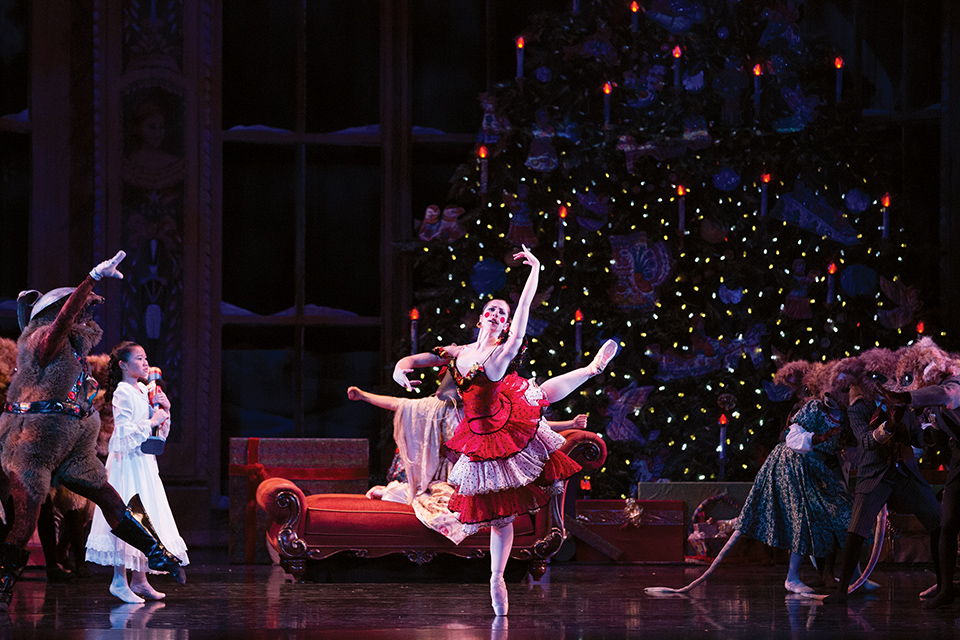 Ballerina performing BalletMet’s “The Nutcracker” in Columbus (photo by Jennifer Zmuda)