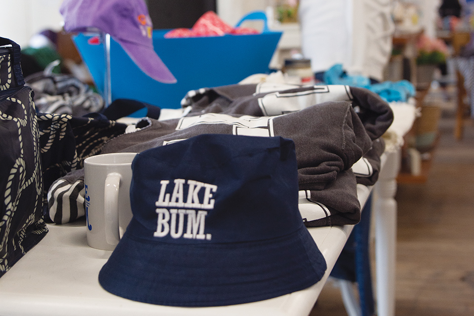 Bucket hat, coffee mug and shirts at the 419 Collective in Celina (photo by Rachael Jirousek)