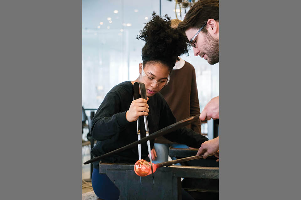 Toledo Museum of Art glass workshop (photo courtesy of Toledo Museum of Art)