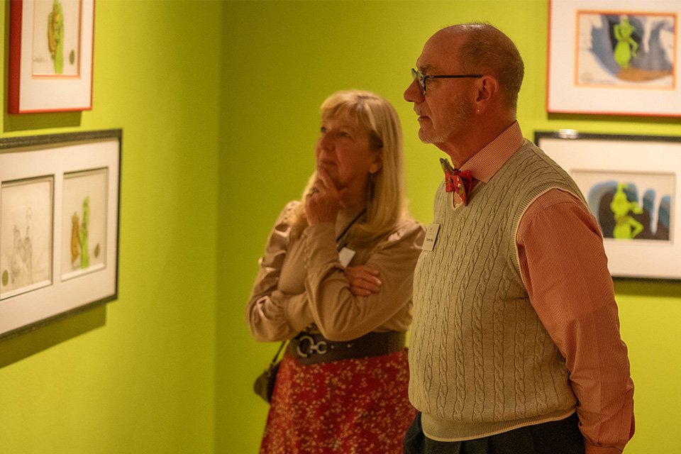 Gallery viewers at Dayton Art Institute (courtesy of Dayton Art Institute)