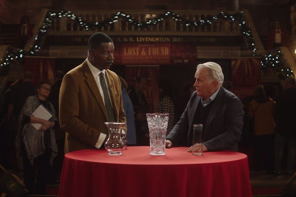 Dennis Haysbert (left) and Martin Sheen (right) in “Lost & Found in Cleveland” (photo courtesy of “Lost & Found in Cleveland”)