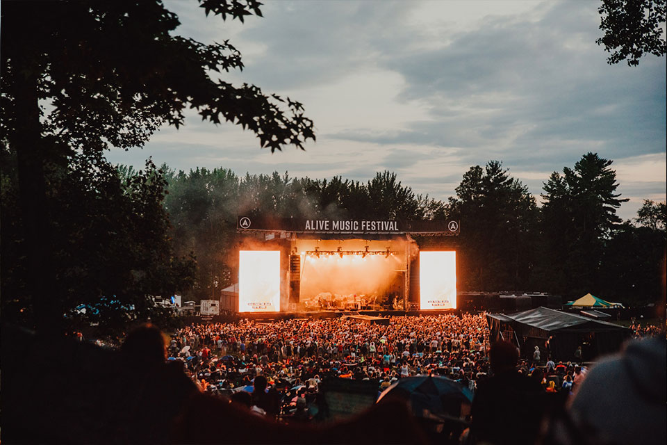 Alive Music Festival at Atwood Lake Park in 2023 (photo from Alive Music Festival Facebook page)