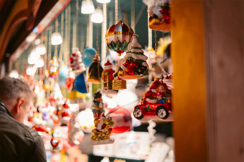 Ornaments at Christkindl Market of Bryan (photo courtesy of event)