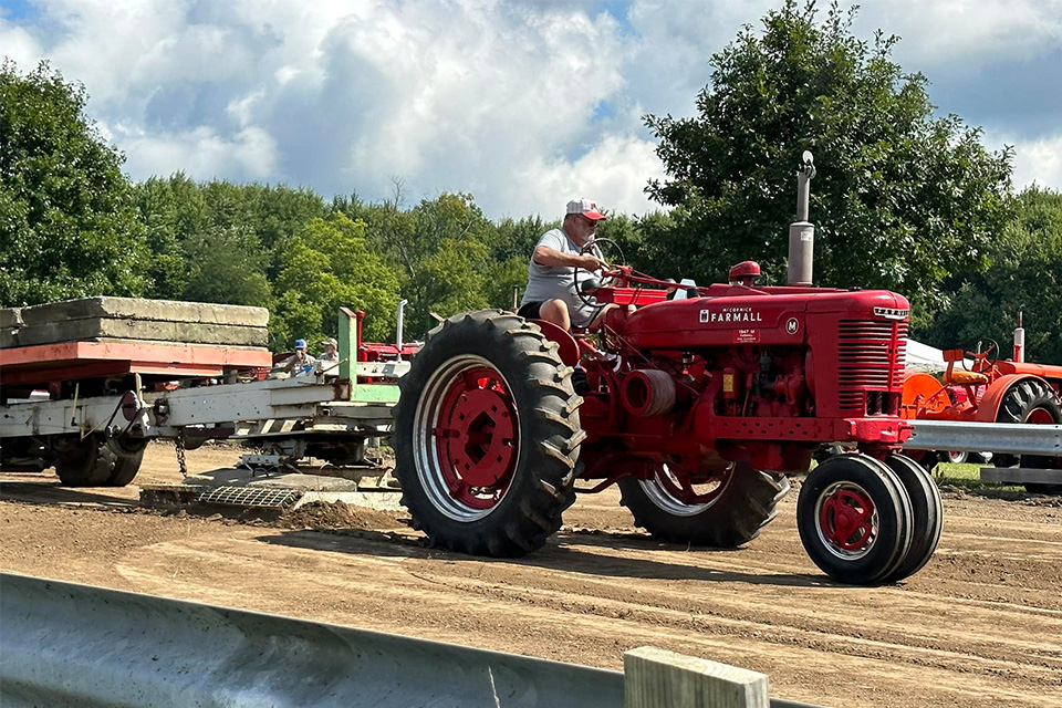 Tractor Pull at West Liberty Labor Day Festival (photo courtesy of West Liberty Lions)