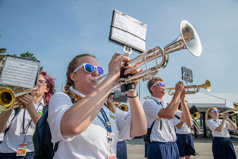 All-Ohio State Fair Band (photo courtesy of Ohio State Fair)