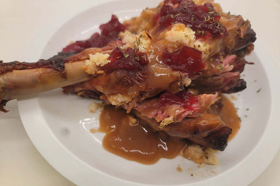 Stuffed Turkey Leg (photo courtesy of Ohio State Fair)