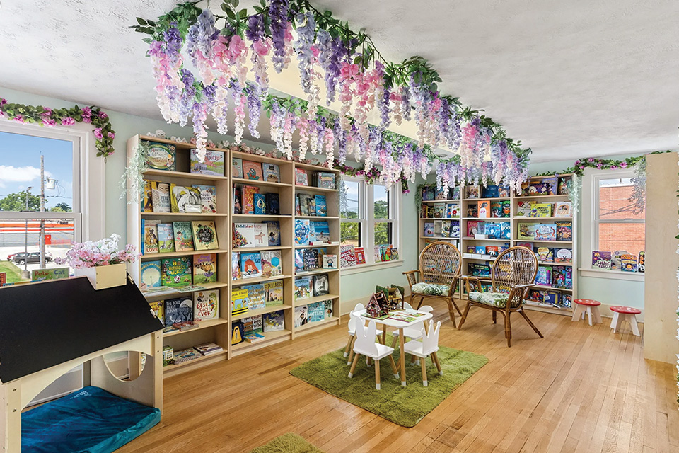 Children’s room at Black Cat Books & Oddities in Medina (photo courtesy of Black Cat Books & Oddities)