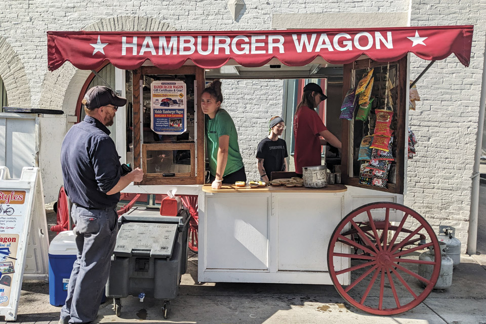 Hamburger Wagon has been doing business for over a century (Denny Gibson)