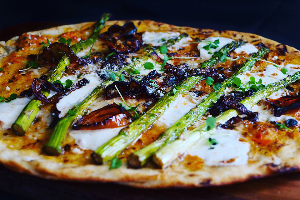 Pizza from Souk Mediterranean Kitchen & Bar in Toledo (photo courtesy of Souk Mediterranean Kitchen & Bar)