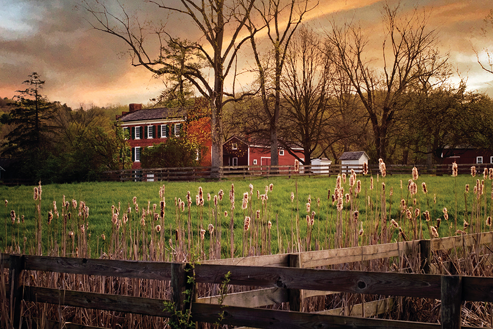 Hale Farm and Village along the Heritage Corridors of Bath byway (photo by Nancy Balluck)