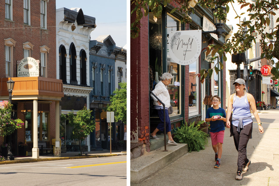 Jackson Street in downtown Millersburg (photos by Rachael Jirousek)