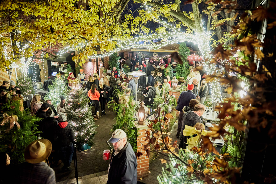 Village Lights in Columbus’ German Village (photo courtesy of Experience Columbus)