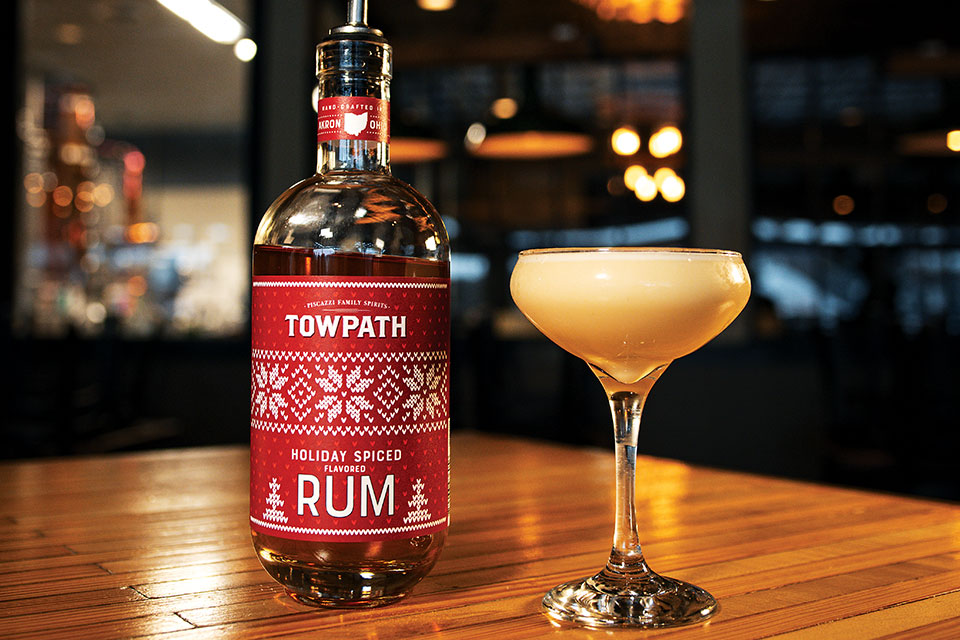 Towpath Distillery Holiday Spiced Rum (photo courtesy of Towpath Distillery)