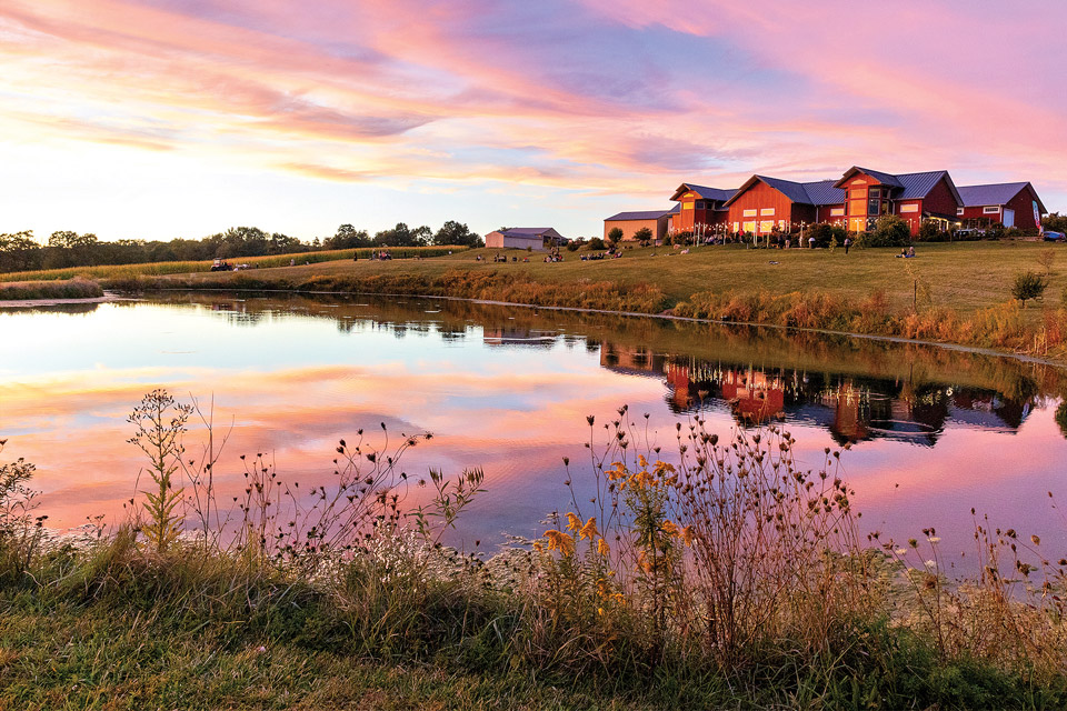 Sunset at Bent Ladder in Doylestown (photo courtesy of Bent Ladder)