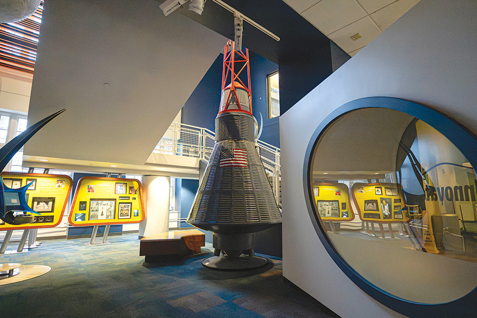 Space exhibit at COSI in Columbus (photo courtesy of COSI)