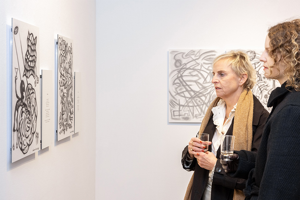 Gallery opening for A Journey of Iceland–From Darkness to Light (photo by Birgir Ísleifur Gunnarson)