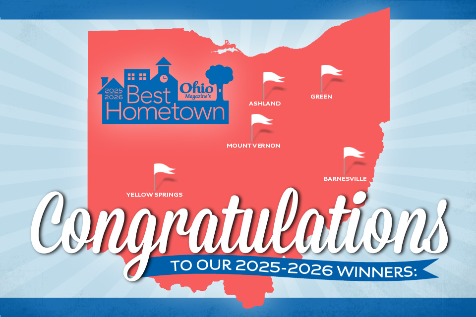 Ohio Magazine Best Hometowns 2025-26 Winners