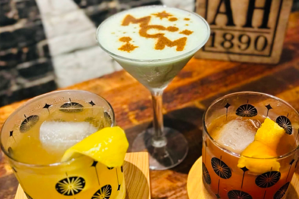 Cocktails in Gay Fad Glass (courtesy of Bottoms Up)