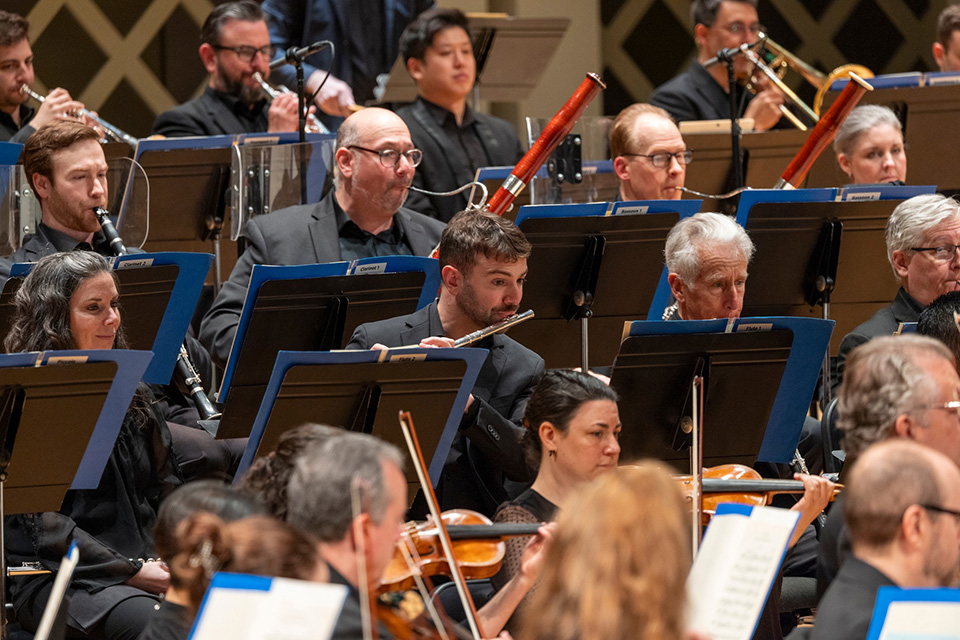 Musicians playing during the Cincinnati Symphony Orchestra’s Access to Music concert (photo by Tyler Secor; courtesy of the Cincinnati Symphony Orchestra)