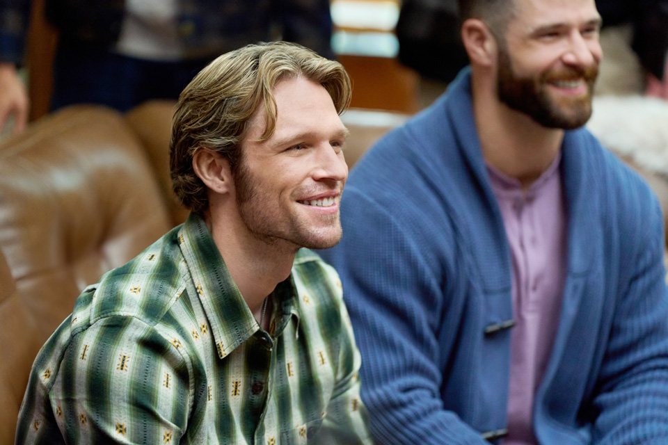 Logan Shepard on Finding Mr. Christmas (courtesy of Hallmark Media)