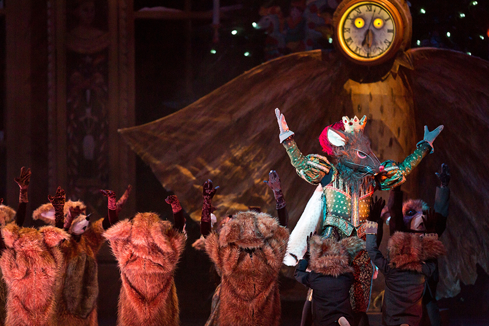 The mouse king in a performance of The Nutcracker by BalletMet in Columbus (photo by Jennifer Zmuda)