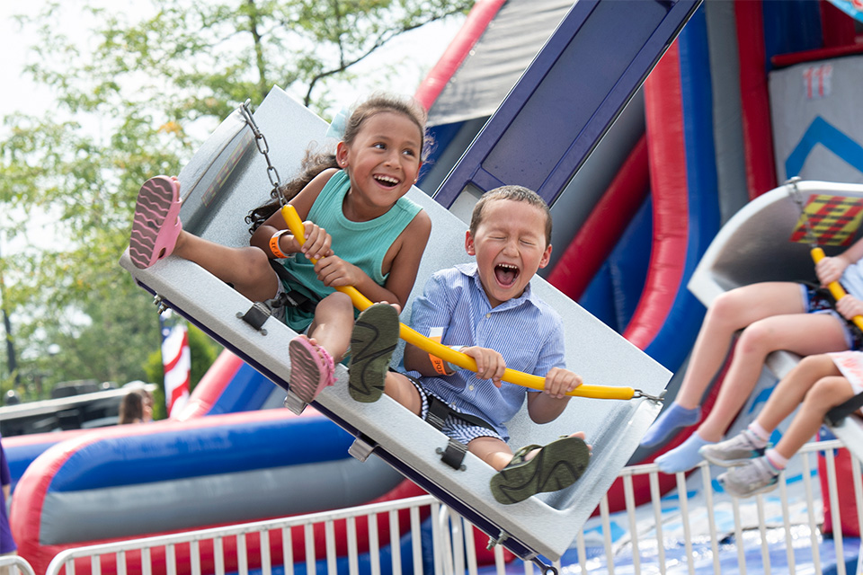 Kids on Rides at Red, Rhythm and Boom (courtesy of Red, Rhythm and Boom)