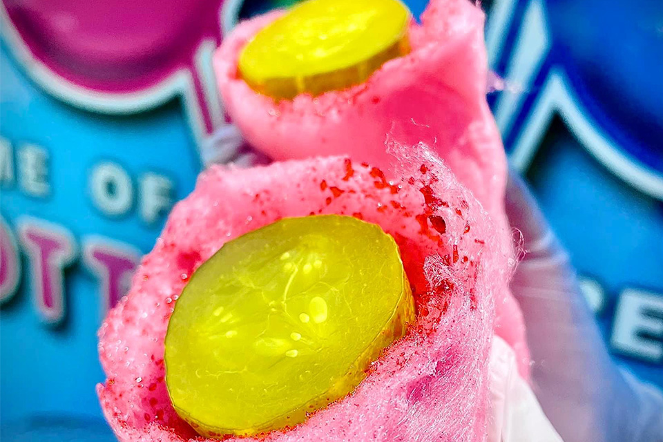 Cotton Candy Pickles (courtesy of Cotton Candy Festival)