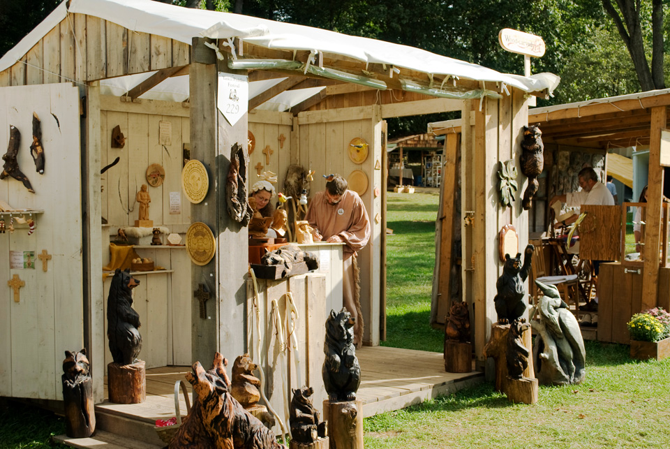 Stadtlander Booth at Yankee Peddler Festival (courtesy of Yankee Peddler Festival)