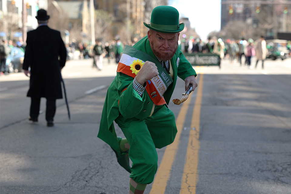 Leprechaun Byrne (courtesy of Shamrock Club of Columbus)