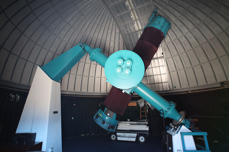 Big Blue Telescope (courtesy of Warren Rupp Observatory)