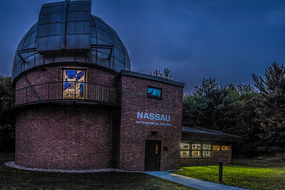 Nassau Astronomical Station at Observatory Park (photo by Jim Marquardt)
