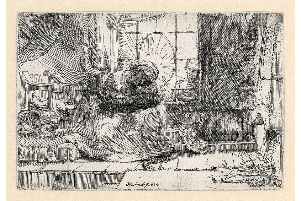 Rembrandt, Mary with Child, with the Cat and the Snake (photo courtesy of the Rembrandt House Museum, Amsterdam)