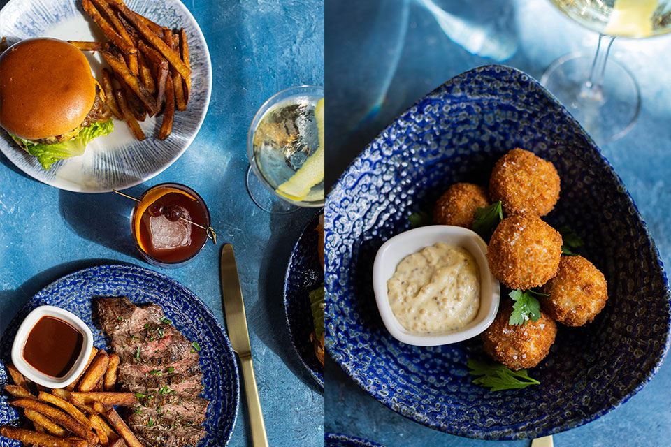 Entrees and an appetizer at Olinda (photos courtesy of Gervasi Destinations)