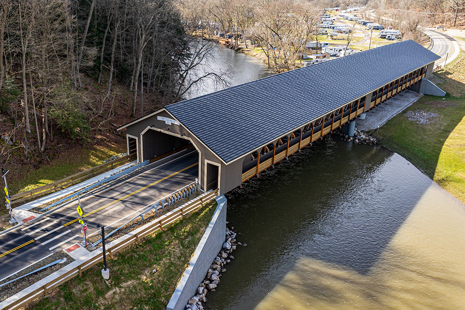 Visit Ohio’s Newest Covered Bridge in Holmes County