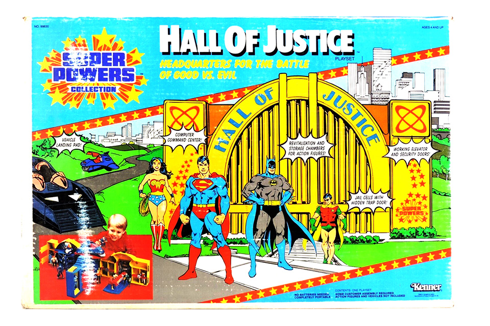 Kenner Toys’ “Super Friends” Hall of Justice play set depicting Cincinnati’s Union Terminal (photo courtesy of Kenner Toys)