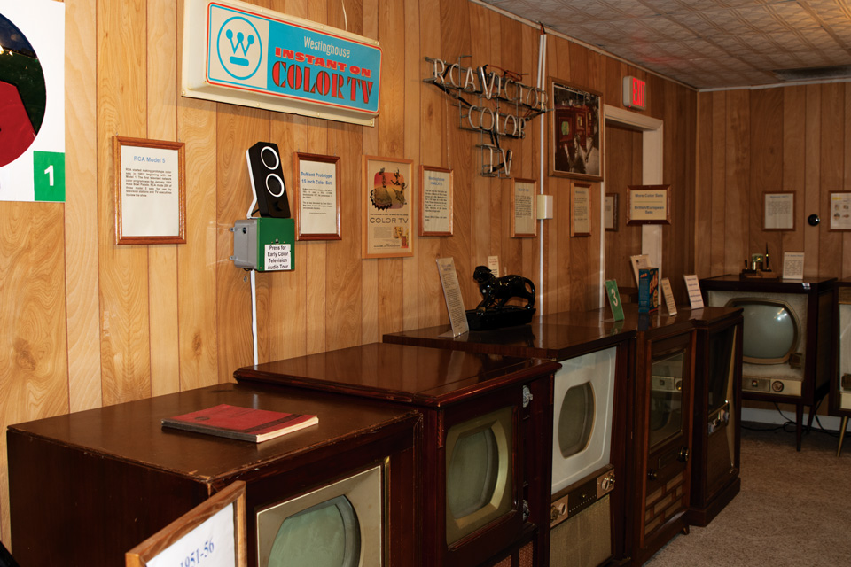 Interior at Early Television Museum in Hilliard (photo by Rachael Jirousek)