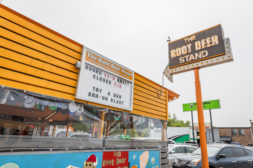 Exterior of The Root Beer Stand in Sharonville (photo by Matthew Allen)