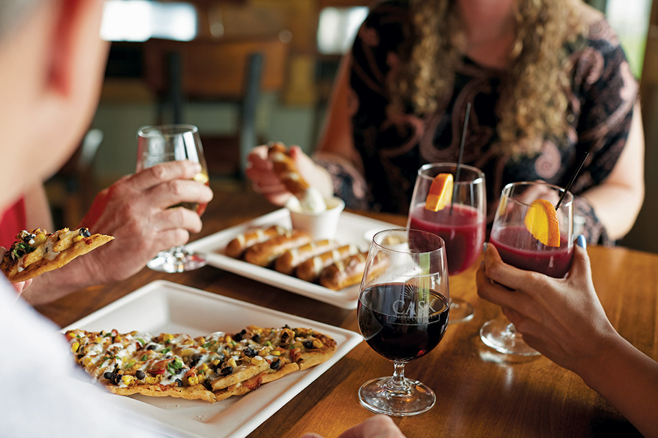 People eating and drinking at Cask 307 in Madison (photo courtesy of Cask 307)