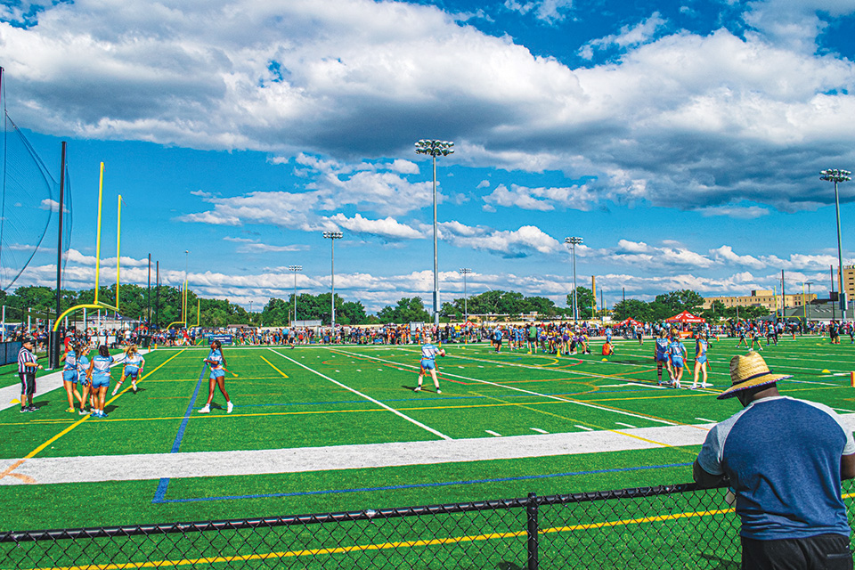 NFL Flag Championships at the Pro Football Hall of Fame in Canton (photo courtesy of Visit Canton)