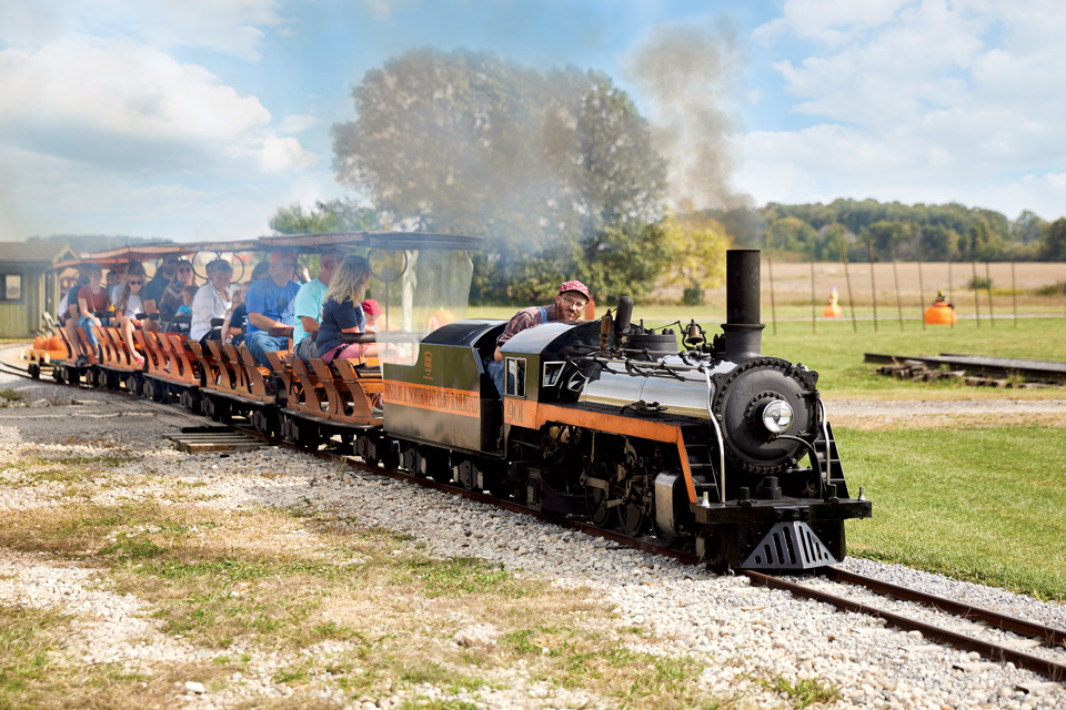 Train at Northwest Ohio Railroad Preservation in Findlay (photo courtesy of Visit Findlay)